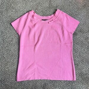 Sag Harbor Pink Short Sleeve Top
